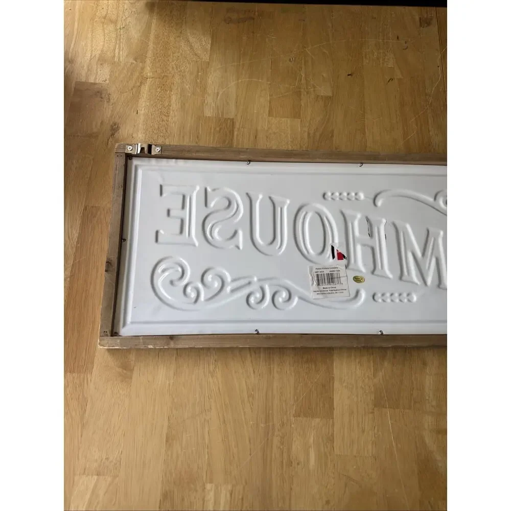Farmhouse Distressed Wood Decorative Wall Sign Ready to Hang Vertical Rectangle